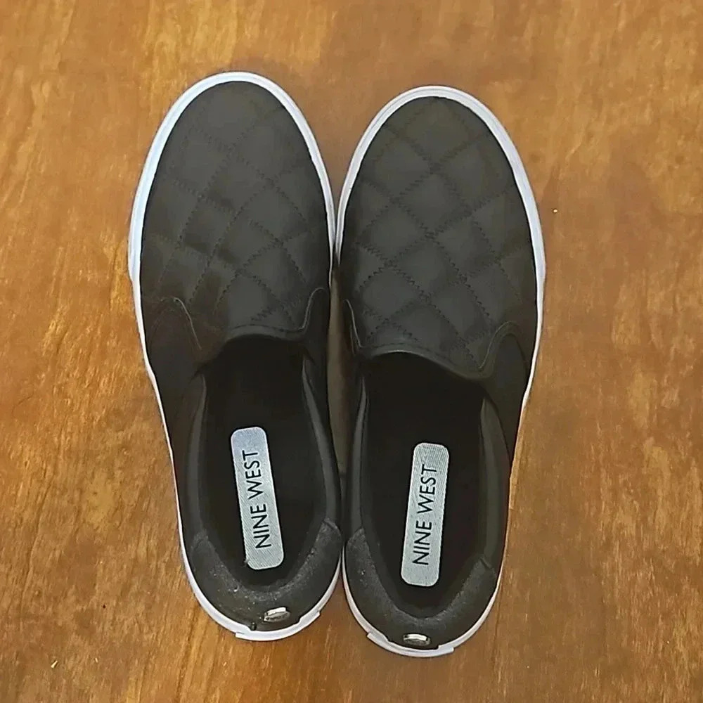 Nine West Quilted Slip On Sneakers